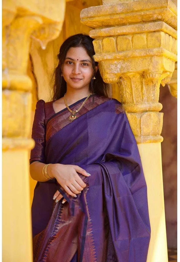 Dark_Blue_Woven_Banarasi_Jacquard_Saree_(Dark_Blue)